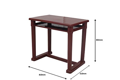 Supreme Plastic Study Table (G. Brown), Standard - RAJA DIGITAL PLANET