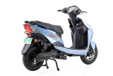 Lebu Hope Deluxe Lithium Battery Electric Scooter 70km Range in one Charge - Best Speed 10 inch Alloy Wheel tyre (Light Blue)