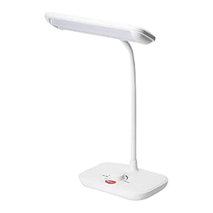 Pigeon Tblaze Rechargable LED Reading Lamps with Flicker Free USB Charging Touch Table lamp-3 Stage dimming, White, Medium (14717) - RAJA DIGITAL PLANET