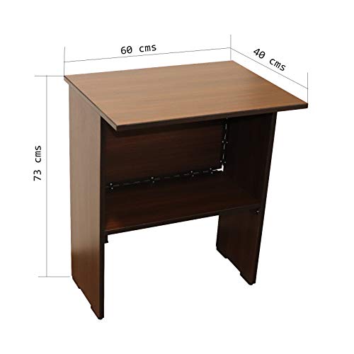 Spacecrafts Engineered Wood Office Desk; Study Desk ; Folding Desk (Wenge finish,Wenge) - RAJA DIGITAL PLANET