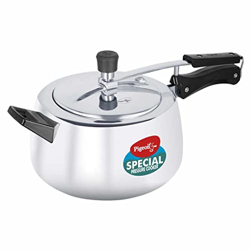 Pigeon by Stove Kraft Aluminium Pressure Cooker 5 Litre Inner Lid