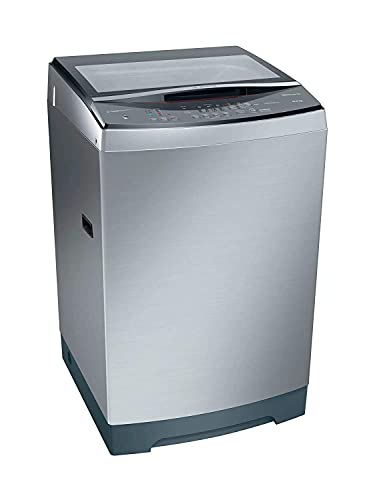 Bosch 10kg Fully Automatic Top Loading Washing Machine (WOA106S2IN 680 RPM, Silver Inox)