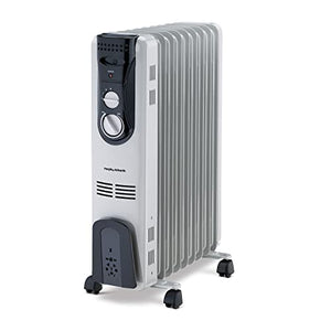 Morphy Richards OFR Room Heater, 09 Fin 2000 Watts Oil Filled Room Heater , ISI Approved (OFR 9 Grey)