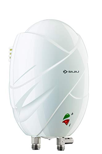 Bajaj Flora Instant 3 Litre Vertical Water Heater, 3KW, White - RAJA DIGITAL PLANET