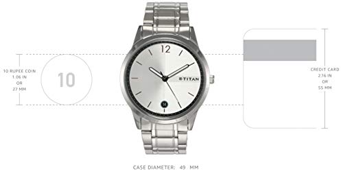 Titan Neo Analog White Dial Men's Watch-NM1806SM01 / NL1806SM01 - RAJA DIGITAL PLANET