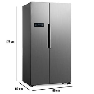 Whirlpool 537 L Inverter Frost-Free 21194 Side-by-Side Refrigerator (WS SBS 537, Steel) - RAJA DIGITAL PLANET