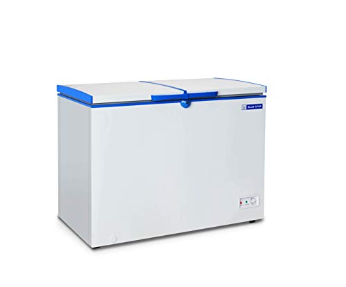 Blue Star CHF300 Double Door Deep Freezer (284 L, White)