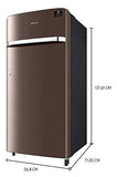 Samsung 198 L 3 Star Direct-Cool Single Door Refrigerator (RR21T2G2YDX/HL, Luxe Brown) - RAJA DIGITAL PLANET