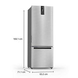 Whirlpool 325 L 3 Star Frost Free Double Door Refrigerator 21377 (IF PRO BM INV 340 ELT+, Omega Steel, Bottom Freezer) - RAJA DIGITAL PLANET