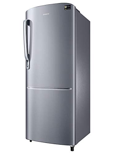 Samsung 230 L 3 Star Inverter Direct Cool Single Door Refrigerator (RR24A272YS8/NL, Elegant Inox), Silver