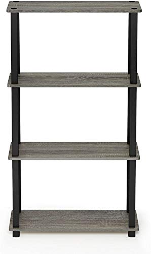 Lifestyle Furniture Standing Floor 4 Tier Rack Wall Shelf for Living Bed Room Home Office | Multipurpose Storage Shelves and Display Organizer with Utility Storage for Home Décor (H-3.7 Feet|W-2 Feet|D-1 feet)