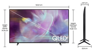 Samsung 138 cm (55 inches) 4K Ultra HD Smart QLED TV QA55Q60AAKLXL (Black)