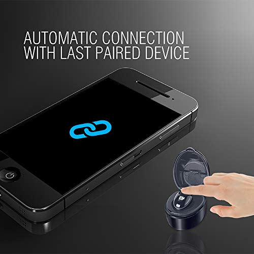 iBall B9 Nano Earwear Ring-Dock Bluetooth Wireless in Ear Earphones with Mic (Black)