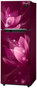 Samsung 253 L 2 Star Inverter Frost-Free Double Door Refrigerator (RT28T3032R8/HL, Saffron Red) - RAJA DIGITAL PLANET