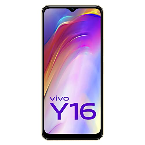 Vivo Y16 (Drizzling Gold, 3GB RAM, 64GB Storage) with No Cost EMI/Additional Exchange Offers