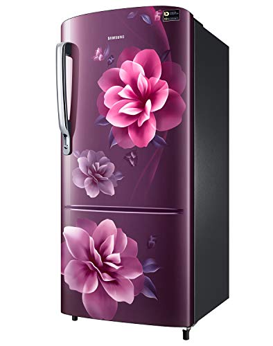 Samsung 192 L 3 Star inverter Direct Cool Single Door Refrigerator (RR20A272YCR/NL, Camellia Purple) - RAJA DIGITAL PLANET