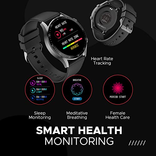 Fire-Boltt India's No 1 Smartwatch Brand Talk 2 Bluetooth Calling Smartwatch with Dual Button, Hands On Voice Assistance, 60 Sports Modes, in Built Mic & Speaker with IP68 Rating