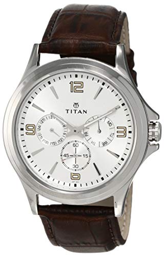 Titan Analog Silver Dial Men's Watch-NM1698SL01 / NL1698SL01 - RAJA DIGITAL PLANET