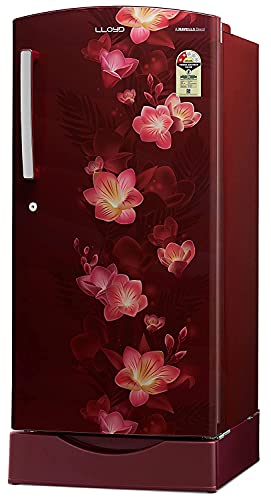 Havells-Lloyd 200 L 2 Star Direct Cool One Door Refrigerator (GLDC212SGWS2PB Gardenia Wine, 2022 Model)