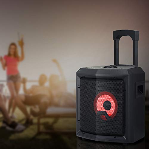 LG PK7 X BOOM Bluetooth Party Speaker with Trolley and Party Lighting (Black) - RAJA DIGITAL PLANET