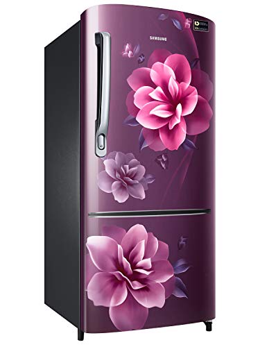 Samsung 192 L 3 Star inverter Direct Cool Single Door Refrigerator (RR20A272YCR/NL, Camellia Purple) - RAJA DIGITAL PLANET