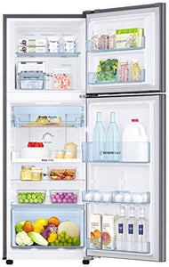 Samsung 253 L 1 Star Inverter Frost-Free Double Door Refrigerator (RT28A3022GS, Elegant Inox(Light Doi Metal) 2021 - RAJA DIGITAL PLANET