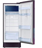 Samsung 225 L 3 Star Inverter Direct cool Single Door Refrigerator (RR23A2F2Y9R/HL, Digi-Touch Cool, Base Stand with Drawer, Paradise Bloom Purple) - RAJA DIGITAL PLANET