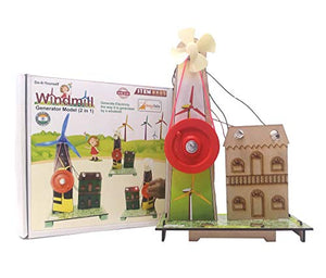 StepsToDo Wind Turbine Science Kit. Windmill Making Kit for Students. Electricity from Flowing Air - RAJA DIGITAL PLANET