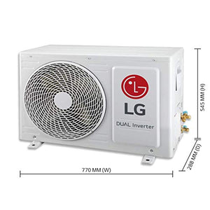 LG 1.5 Ton 5 Star Dual Inverter Split AC (Copper, KS-Q18HNZA , White, Hi Grooved Copper) - RAJA DIGITAL PLANET