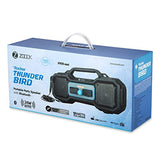 Zoook Rocker Thunder Bird 24Watt Rugged Waterproof Boombox Bluetooth Party Speaker with a Microphone for Karaoke (Black) - RAJA DIGITAL PLANET
