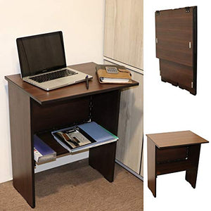 Spacecrafts Engineered Wood Office Desk; Study Desk ; Folding Desk (Wenge finish,Wenge) - RAJA DIGITAL PLANET