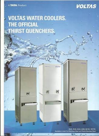 Voltas Stainless Steel Water Cooler, 150 L, Silver, 30 Inches - RAJA DIGITAL PLANET