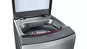 Bosch 10kg Fully Automatic Top Loading Washing Machine (WOA106S2IN 680 RPM, Silver Inox)