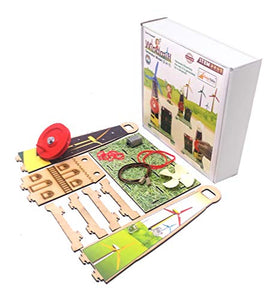 StepsToDo Wind Turbine Science Kit. Windmill Making Kit for Students. Electricity from Flowing Air - RAJA DIGITAL PLANET