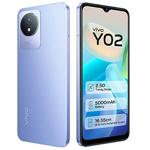 Vivo Y02 (Orchid Blue, 3GB RAM, 32GB Storage) with No Cost EMI/Additional Exchange Offers
