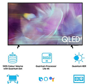 Samsung 138 cm (55 inches) 4K Ultra HD Smart QLED TV QA55Q60AAKLXL (Black) (2021 Model) - RAJA DIGITAL PLANET