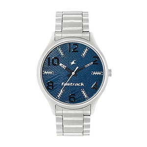 Fastrack Denim Analog Blue Dial Men's Watch-3184SM01 / 3184SM01 - RAJA DIGITAL PLANET