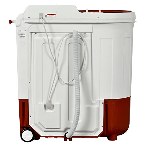 Whirlpool 8.5 kg 30153 Semi-Automatic Top Loading Washing Machine (ACE TURBO DRY 8.5, Coral Red, 2X Drying Power) - RAJA DIGITAL PLANET
