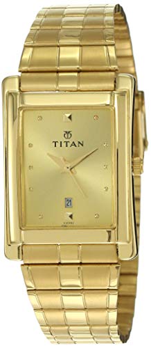 Titan Karishma Analog Gold Dial Men's Watch-NL9154YM02/NP9154YM02 - RAJA DIGITAL PLANET