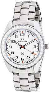 Maxima Attivo Analog White Dial Men's Watch - 26631CMGI - RAJA DIGITAL PLANET