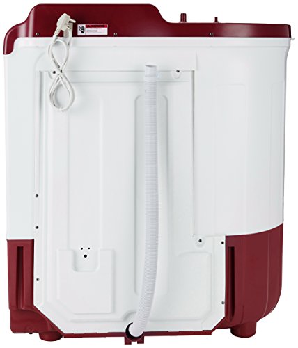 Whirlpool 8 kg 30133 5 Star Semi-Automatic Top Loading Washing Machine (ACE SUPER SOAK 8.0, Coral Red, Supersoak Technology) - RAJA DIGITAL PLANET