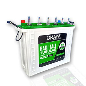 Okaya Power OPHT18060 150Ah Inverter Battery with 60Month Warranty Hadi Tall Tubular Battery Tubular for Home Shop and Office - RAJA DIGITAL PLANET
