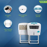 Symphony Sumo Jr. Portable Desert Air Cooler 45-litres with Trolley, Powerful Blower, 3-Side Cooling Pads, Automatic Vertical Swing & Low Power Consumption(White) - RAJA DIGITAL PLANET