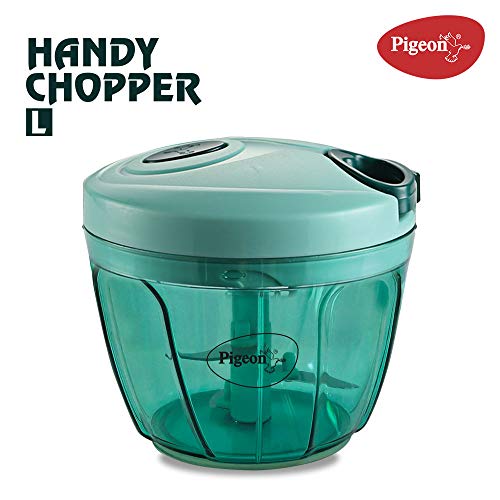 Pigeon Large Handy and Compact Chopper, (650 ml) with 3 blades for effortlessly chopping vegetables and fruits for your kitchen, (14298) - RAJA DIGITAL PLANET