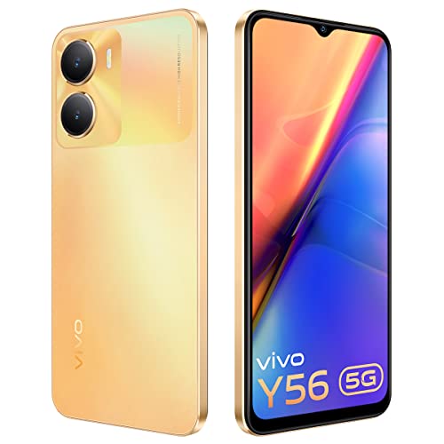 Vivo Y56 5G (Orange Shimmer, 8GB RAM, 128GB Storage) Without Offer
