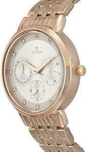 Titan Neo Analog Beige Dial Women's Watch-NL2569WM02/NP2569WM02 - RAJA DIGITAL PLANET