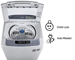 LG 6.2 kg Inverter Fully-Automatic Top Loading Washing Machine (T7269NDDL, Blue and White) - RAJA DIGITAL PLANET