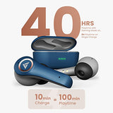 Boult Audio X30 True Wireless in Ear Earbuds with 40H Playtime, Quad Mic ENC, 45ms Xtreme Low Latency, Made in India, Type-C Fast Charging, 3 Equalizer Modes (Rock, BoomX, Hi-Fi), BT 5.1 (Blue)