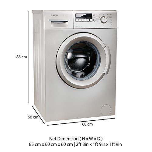 Bosch 6 kg Fully-Automatic Front Loading Washing Machine (WAB20267IN, Silver Inox) - RAJA DIGITAL PLANET