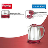 Prestige 1.5 Litre Kettle 1500-watts, Red